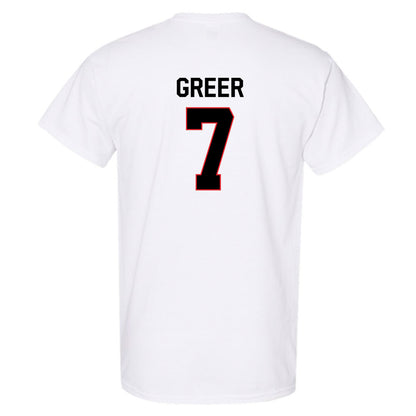 Davidson - NCAA Men's Basketball : RJ Greer - Classic Fashion Shersey T-Shirt-1