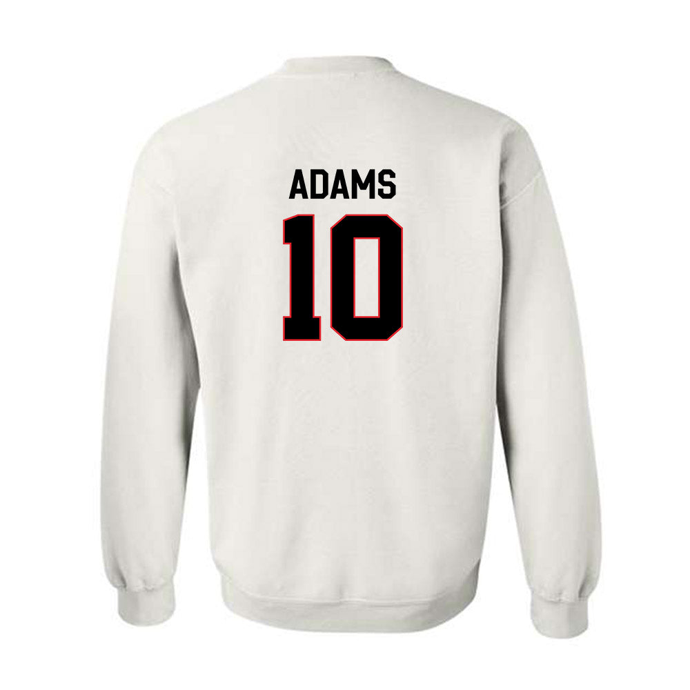 Davidson - NCAA Football : AJ Adams - Classic Fashion Shersey Crewneck Sweatshirt