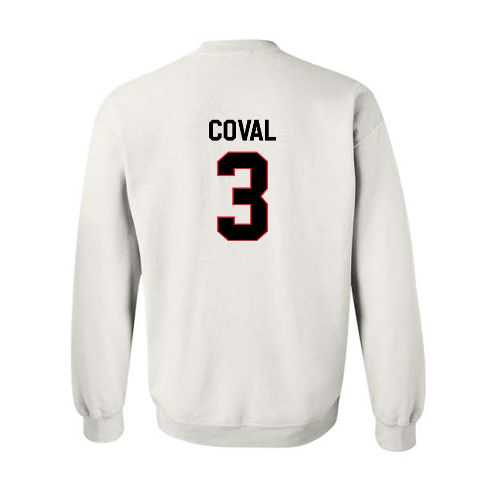 Davidson - NCAA Men's Basketball : Nick Coval - Classic Fashion Shersey Crewneck Sweatshirt