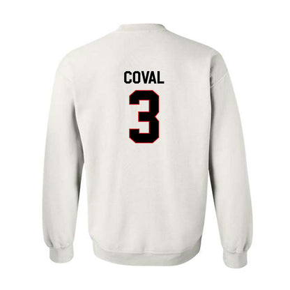 Davidson - NCAA Men's Basketball : Nick Coval - Classic Fashion Shersey Crewneck Sweatshirt