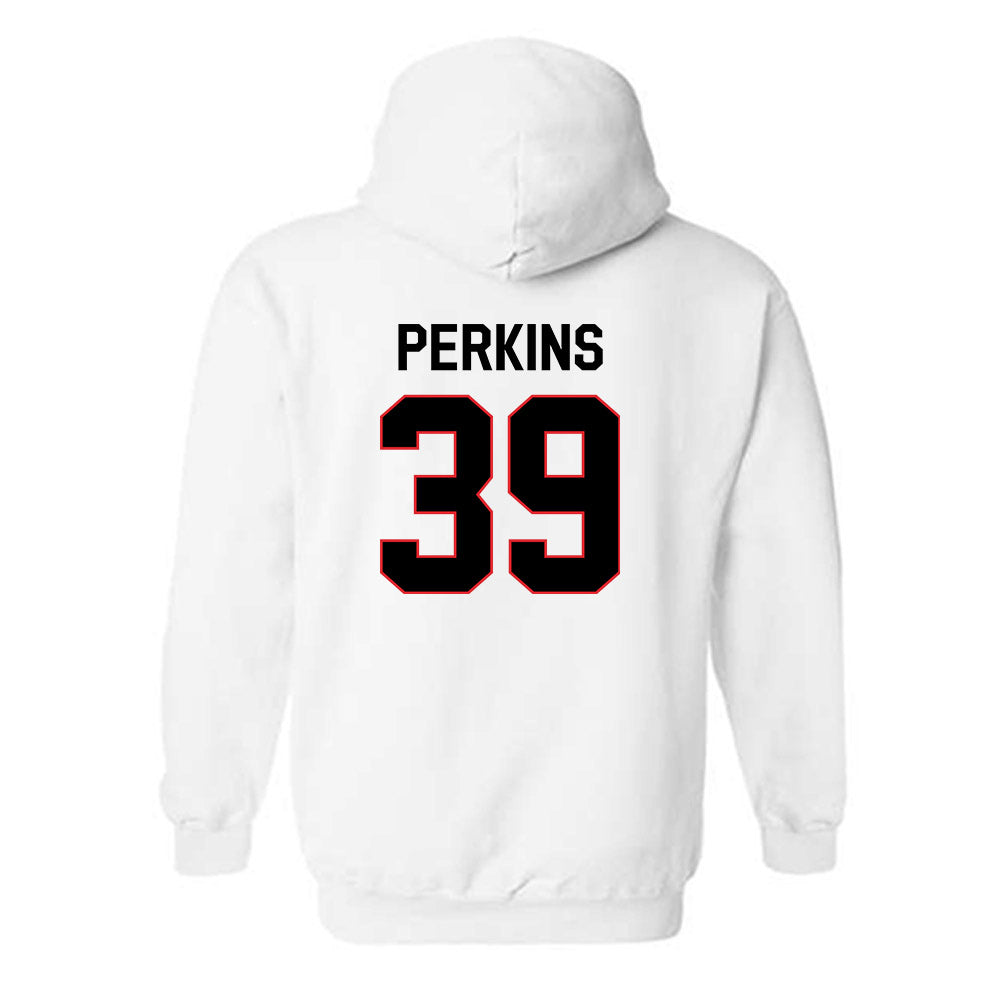 Davidson - NCAA Baseball : Wilson Perkins - Classic Fashion Shersey Hooded Sweatshirt-1