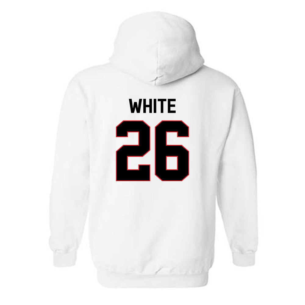 Davidson - NCAA Women's Lacrosse : Mali White - Classic Fashion Shersey Hooded Sweatshirt