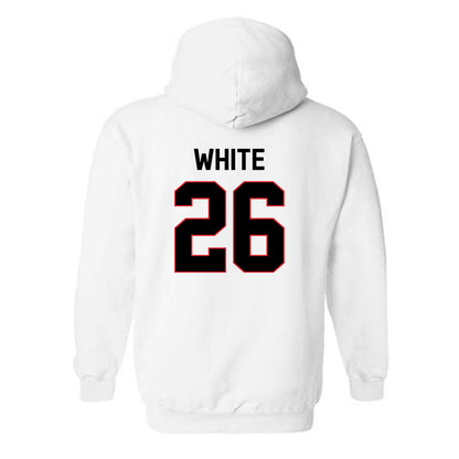 Davidson - NCAA Women's Lacrosse : Mali White - Classic Fashion Shersey Hooded Sweatshirt