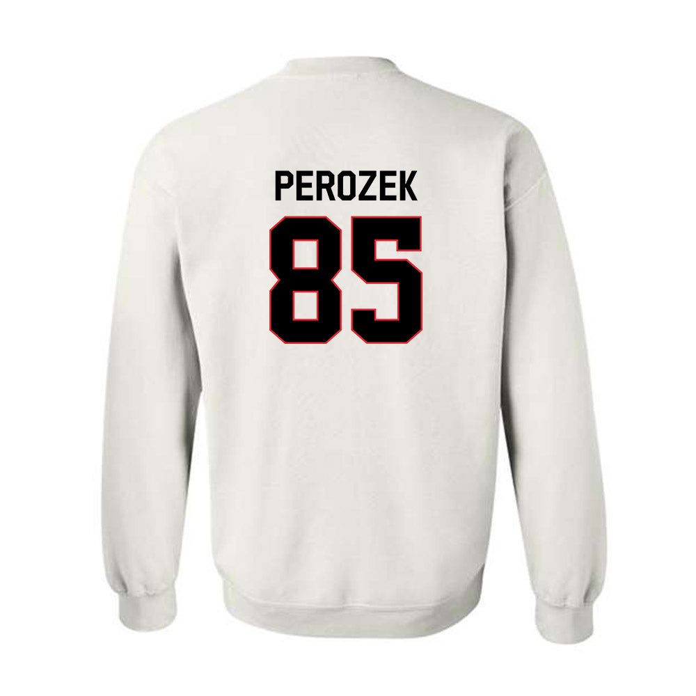 Davidson - NCAA Football : Jack Perozek - Classic Fashion Shersey Crewneck Sweatshirt-1