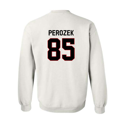 Davidson - NCAA Football : Jack Perozek - Classic Fashion Shersey Crewneck Sweatshirt-1