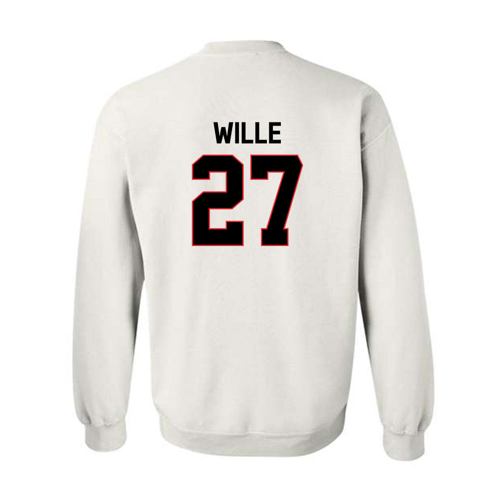 Davidson - NCAA Baseball : Tyler Wille - Classic Fashion Shersey Crewneck Sweatshirt-1