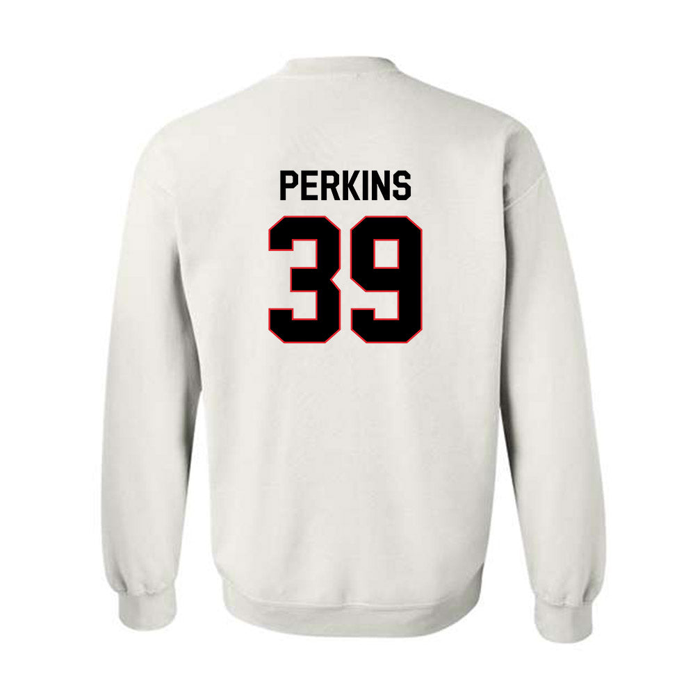 Davidson - NCAA Baseball : Wilson Perkins - Classic Fashion Shersey Crewneck Sweatshirt-1