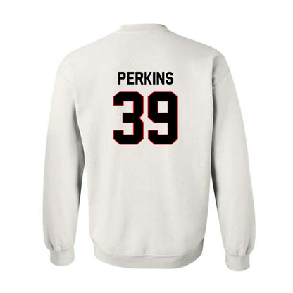 Davidson - NCAA Baseball : Wilson Perkins - Classic Fashion Shersey Crewneck Sweatshirt-1