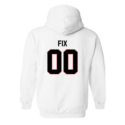 Davidson - NCAA Baseball : Isaac Fix - Classic Fashion Shersey Hooded Sweatshirt-1