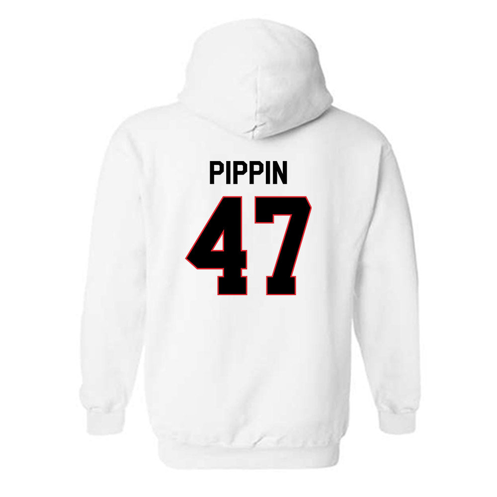 Davidson - NCAA Football : Nash Pippin - Classic Fashion Shersey Hooded Sweatshirt-1