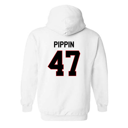 Davidson - NCAA Football : Nash Pippin - Classic Fashion Shersey Hooded Sweatshirt-1