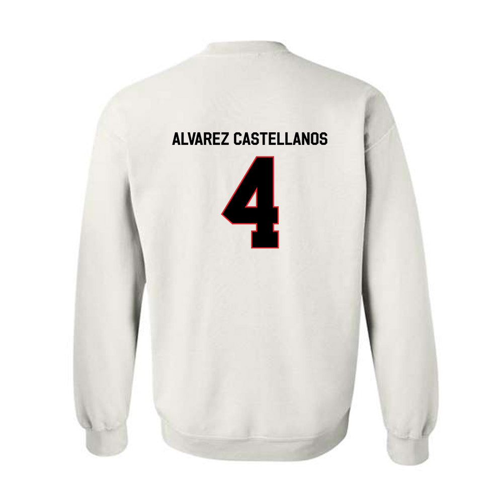 Davidson - NCAA Women's Basketball : Elena Alvarez Castellanos - Classic Fashion Shersey Crewneck Sweatshirt-1