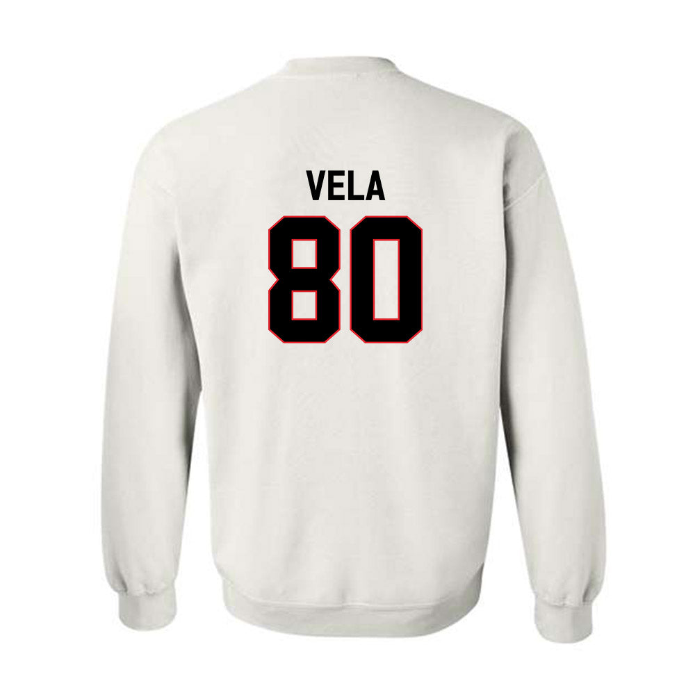 Davidson - NCAA Football : Xavier Vela - Classic Fashion Shersey Crewneck Sweatshirt-1