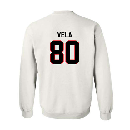 Davidson - NCAA Football : Xavier Vela - Classic Fashion Shersey Crewneck Sweatshirt-1