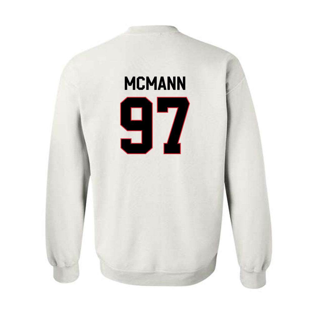 Davidson - NCAA Football : Liam McMann - Classic Fashion Shersey Crewneck Sweatshirt-1