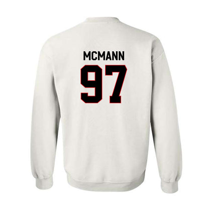 Davidson - NCAA Football : Liam McMann - Classic Fashion Shersey Crewneck Sweatshirt-1