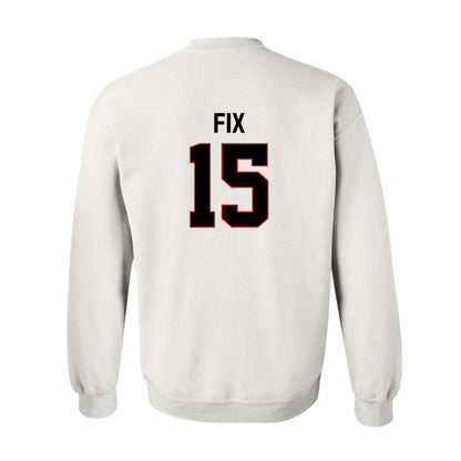 Davidson - NCAA Baseball : Isaac Fix - Classic Fashion Shersey Crewneck Sweatshirt-1