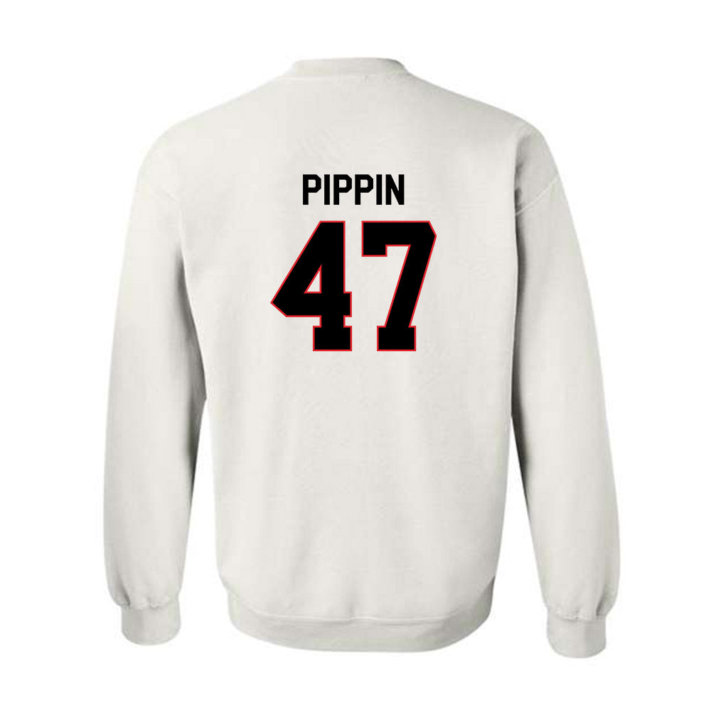 Davidson - NCAA Football : Nash Pippin - Classic Fashion Shersey Crewneck Sweatshirt-1