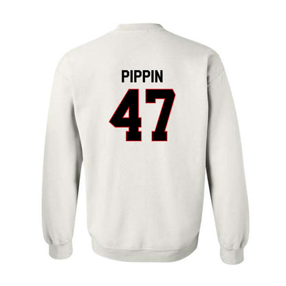 Davidson - NCAA Football : Nash Pippin - Classic Fashion Shersey Crewneck Sweatshirt-1