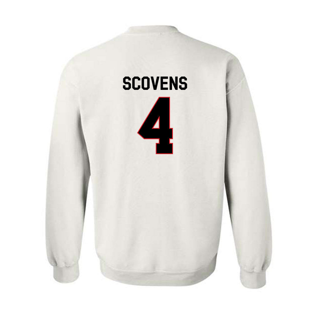 Davidson - NCAA Men's Basketball : Josh Scovens - Classic Fashion Shersey Crewneck Sweatshirt-1