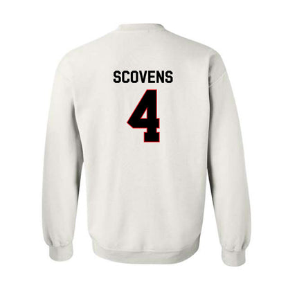 Davidson - NCAA Men's Basketball : Josh Scovens - Classic Fashion Shersey Crewneck Sweatshirt-1