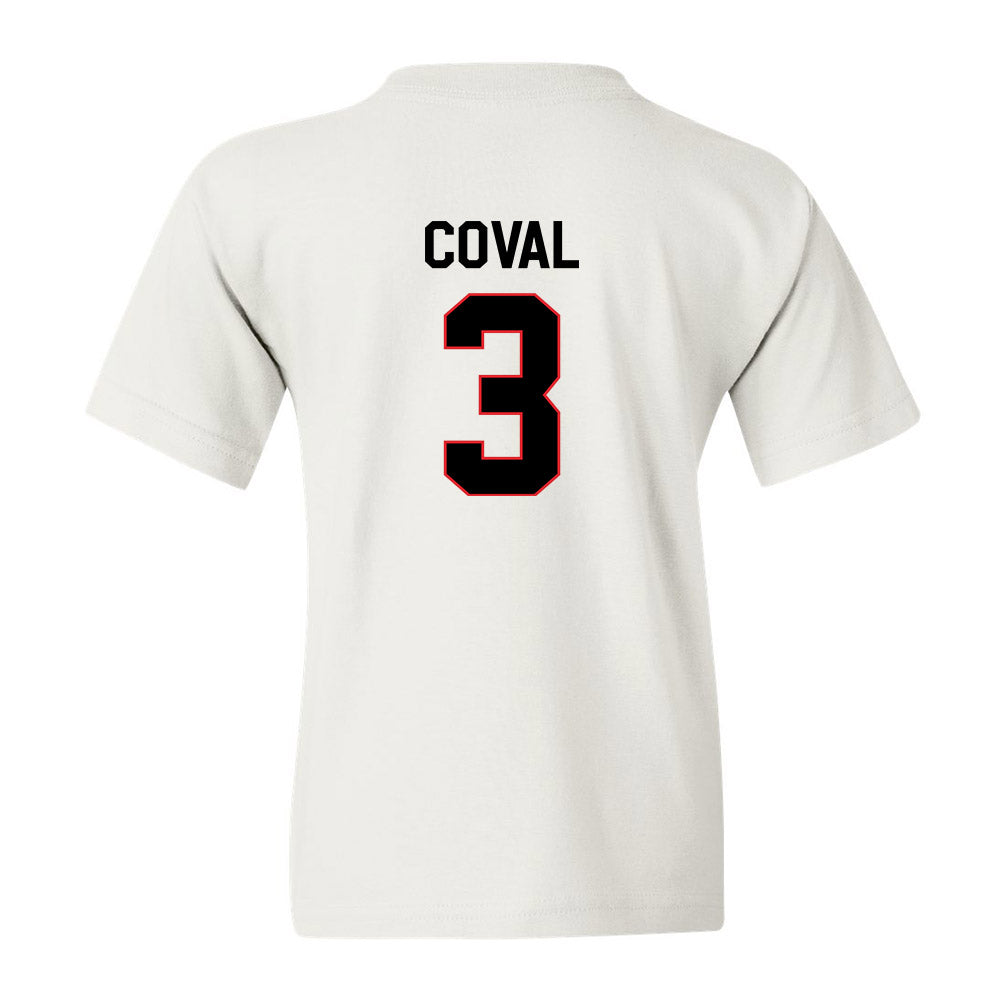 Davidson - NCAA Men's Basketball : Nick Coval - Classic Fashion Shersey Youth T-Shirt
