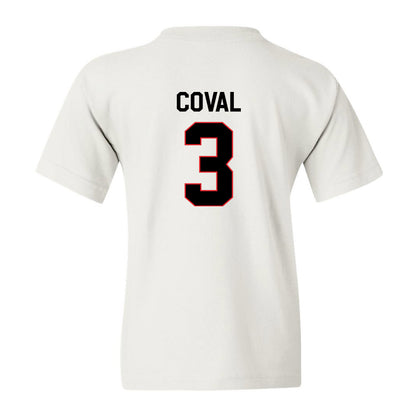 Davidson - NCAA Men's Basketball : Nick Coval - Classic Fashion Shersey Youth T-Shirt