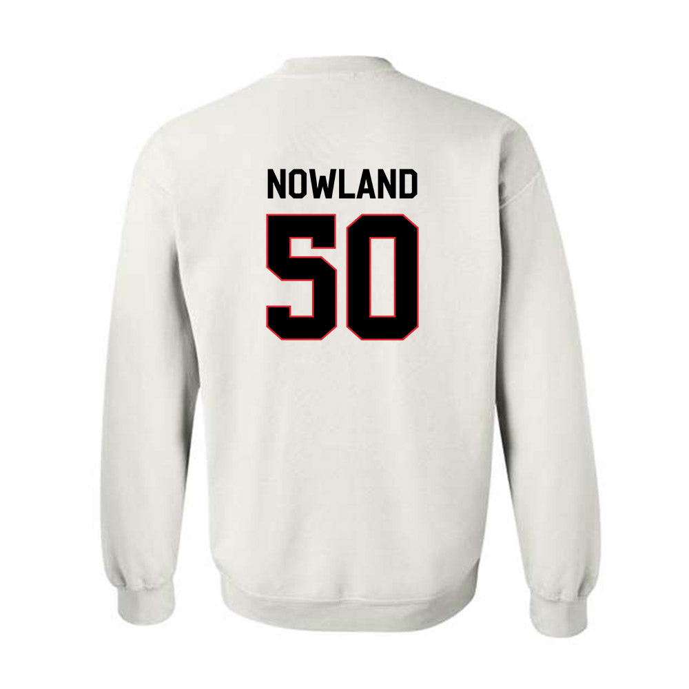 Davidson - NCAA Men's Basketball : John Nowland - Classic Fashion Shersey Crewneck Sweatshirt-1