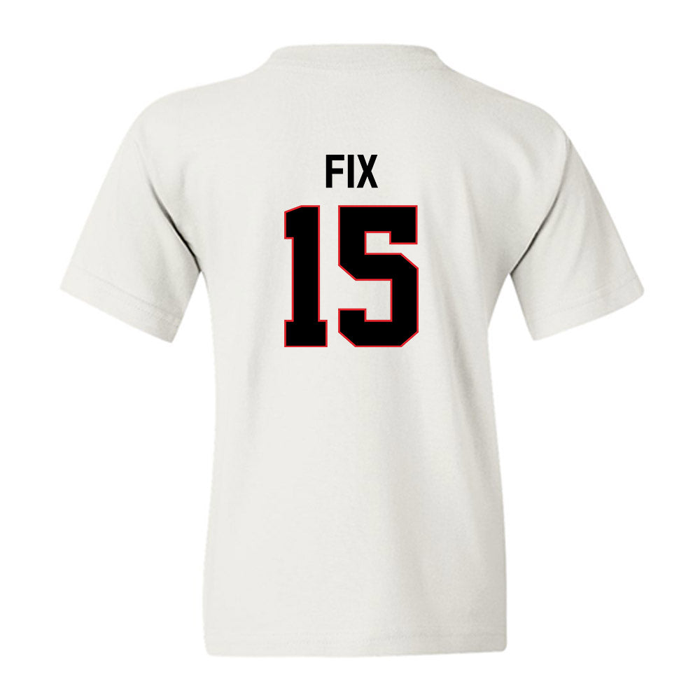 Davidson - NCAA Baseball : Isaac Fix - Classic Fashion Shersey Youth T-Shirt-1