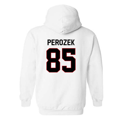 Davidson - NCAA Football : Jack Perozek - Classic Fashion Shersey Hooded Sweatshirt-1