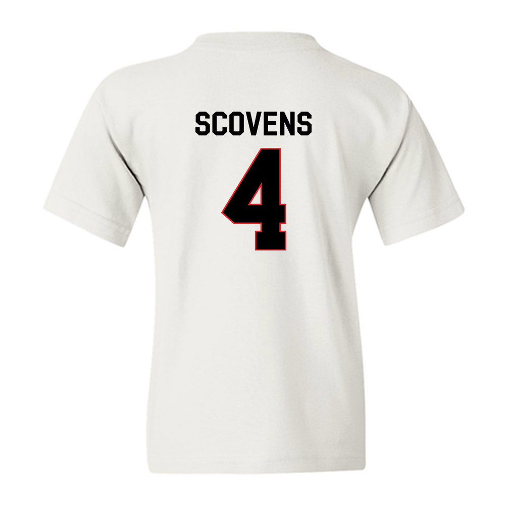 Davidson - NCAA Men's Basketball : Josh Scovens - Classic Fashion Shersey Youth T-Shirt-1