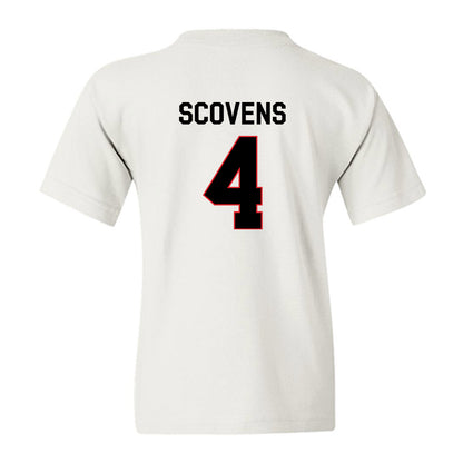 Davidson - NCAA Men's Basketball : Josh Scovens - Classic Fashion Shersey Youth T-Shirt-1