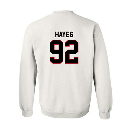 Davidson - NCAA Football : Christian Hayes - Classic Fashion Shersey Crewneck Sweatshirt-1