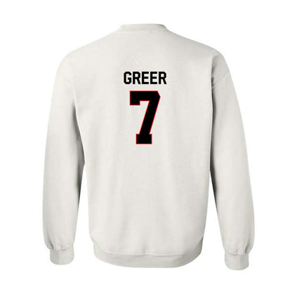 Davidson - NCAA Men's Basketball : RJ Greer - Classic Fashion Shersey Crewneck Sweatshirt-1