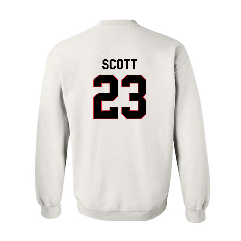 Davidson - NCAA Football : Nakoma Scott - Classic Fashion Shersey Crewneck Sweatshirt-1