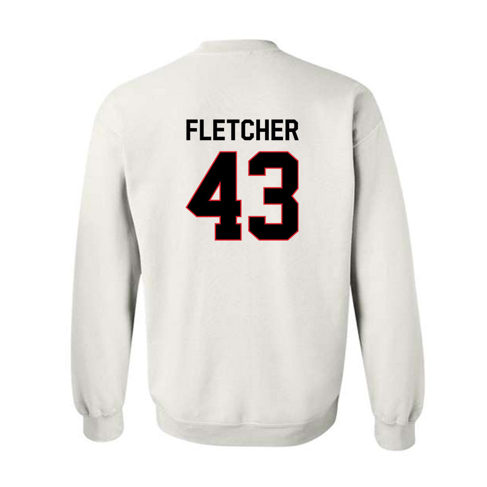 Davidson - NCAA Women's Lacrosse : Ella Fletcher - Classic Fashion Shersey Crewneck Sweatshirt-1