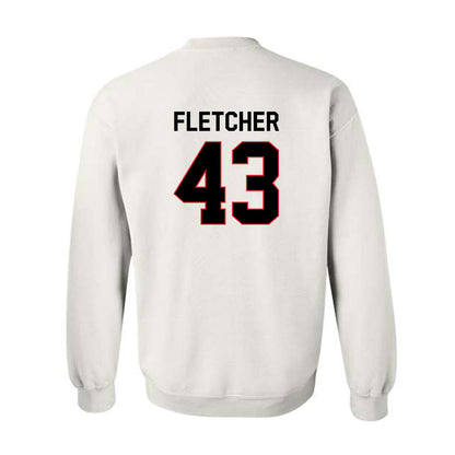 Davidson - NCAA Women's Lacrosse : Ella Fletcher - Classic Fashion Shersey Crewneck Sweatshirt-1
