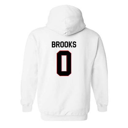 Davidson - NCAA Football : Hunter Brooks - Classic Fashion Shersey Hooded Sweatshirt-1