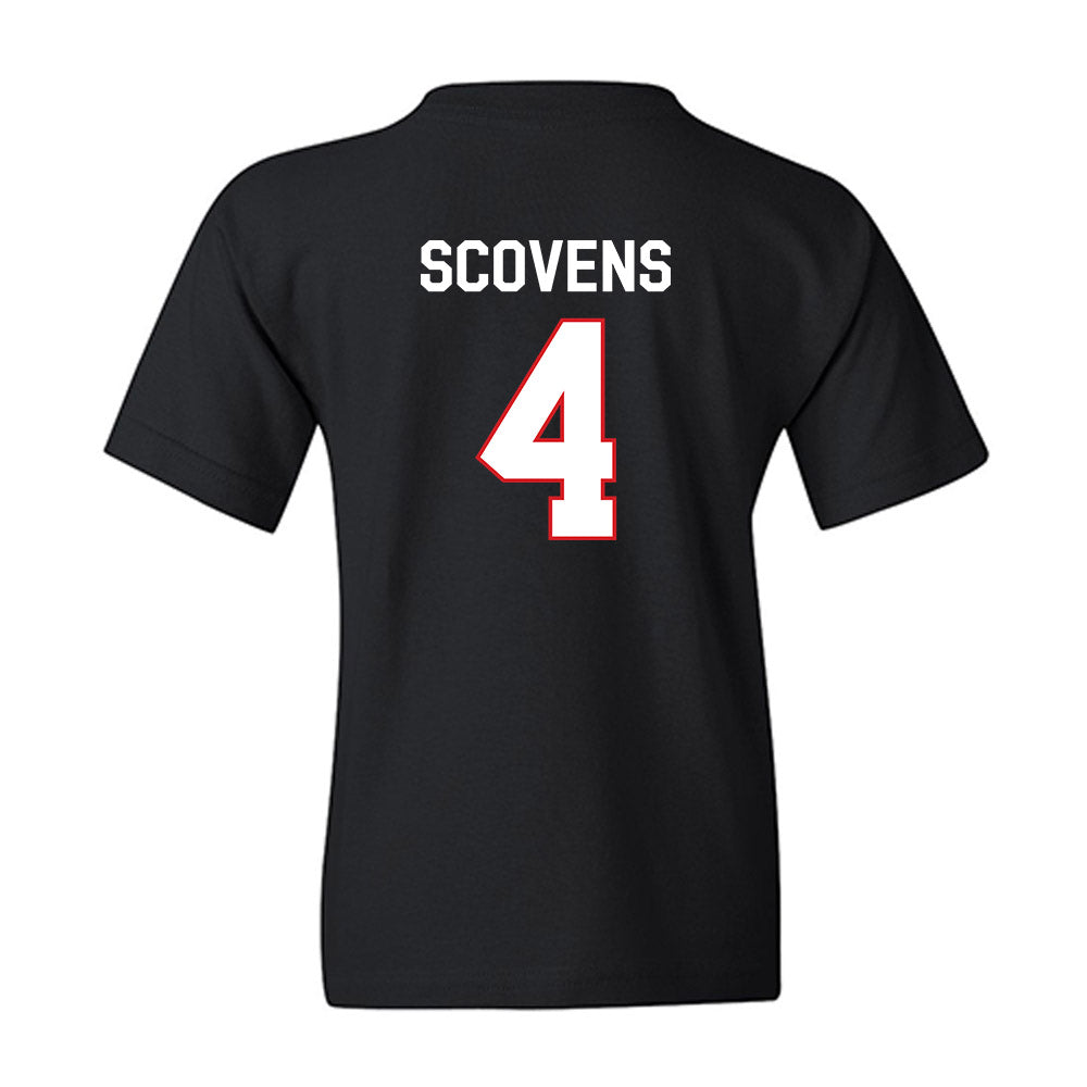 Davidson - NCAA Men's Basketball : Josh Scovens - Classic Fashion Shersey Youth T-Shirt-1