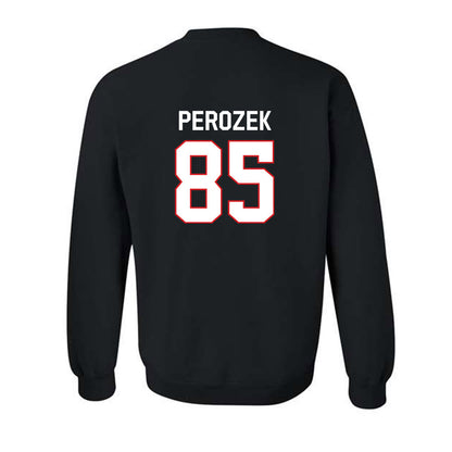 Davidson - NCAA Football : Jack Perozek - Classic Fashion Shersey Crewneck Sweatshirt-1