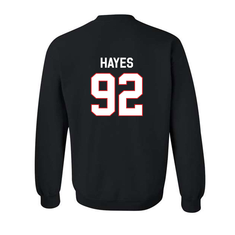 Davidson - NCAA Football : Christian Hayes - Classic Fashion Shersey Crewneck Sweatshirt-1