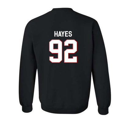 Davidson - NCAA Football : Christian Hayes - Classic Fashion Shersey Crewneck Sweatshirt-1