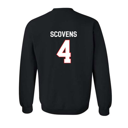 Davidson - NCAA Men's Basketball : Josh Scovens - Classic Fashion Shersey Crewneck Sweatshirt-1