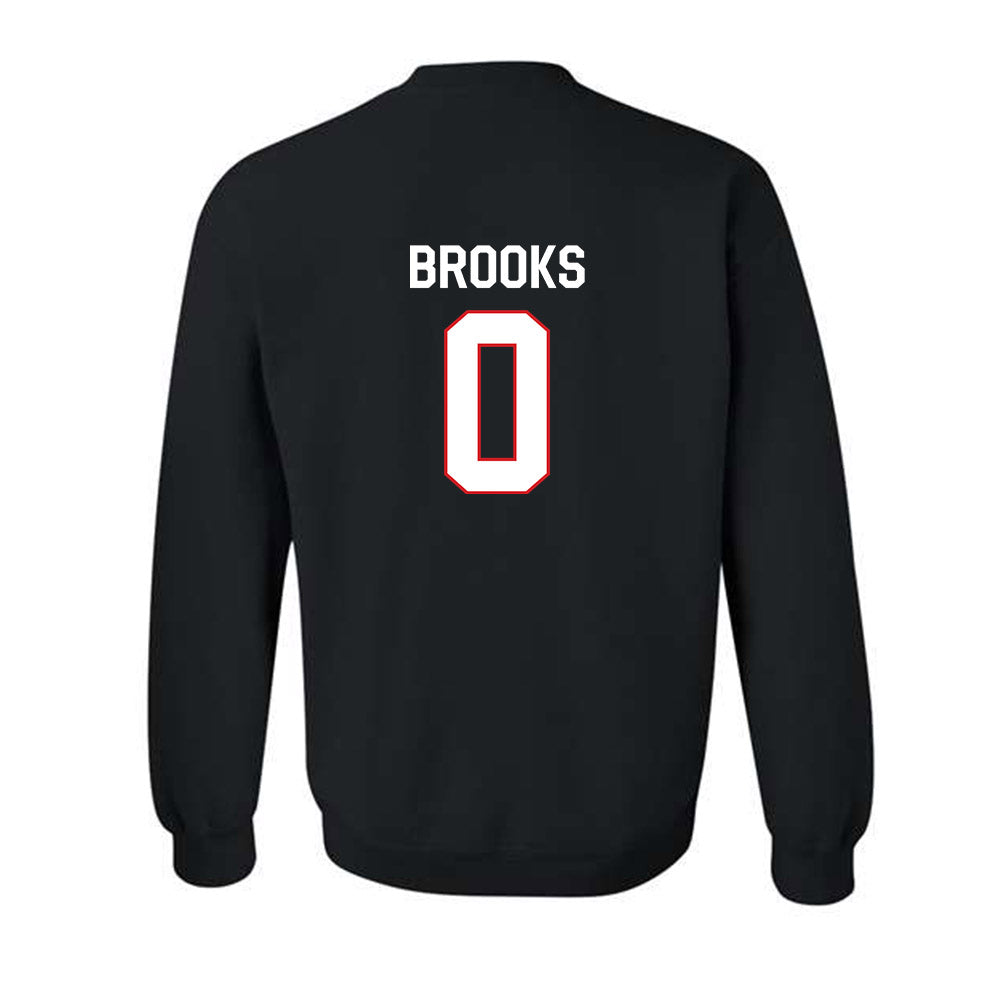 Davidson - NCAA Football : Hunter Brooks - Classic Fashion Shersey Crewneck Sweatshirt-1