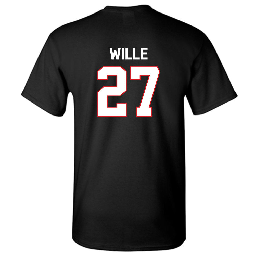Davidson - NCAA Baseball : Tyler Wille - Classic Fashion Shersey T-Shirt-1