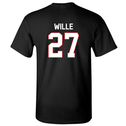 Davidson - NCAA Baseball : Tyler Wille - Classic Fashion Shersey T-Shirt-1