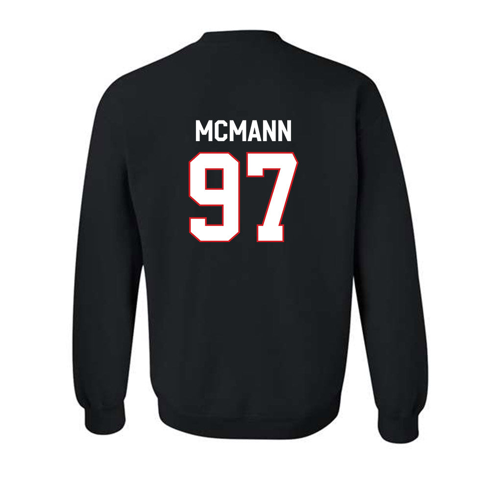 Davidson - NCAA Football : Liam McMann - Classic Fashion Shersey Crewneck Sweatshirt-1