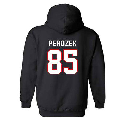 Davidson - NCAA Football : Jack Perozek - Classic Fashion Shersey Hooded Sweatshirt-1
