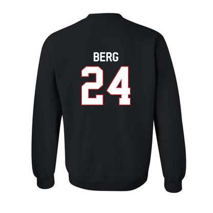 Davidson - NCAA Football : Brodey Berg - Classic Fashion Shersey Crewneck Sweatshirt-1