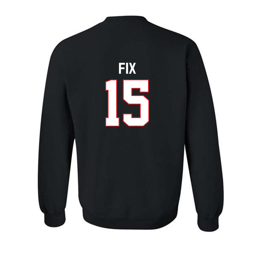 Davidson - NCAA Baseball : Isaac Fix - Classic Fashion Shersey Crewneck Sweatshirt-1